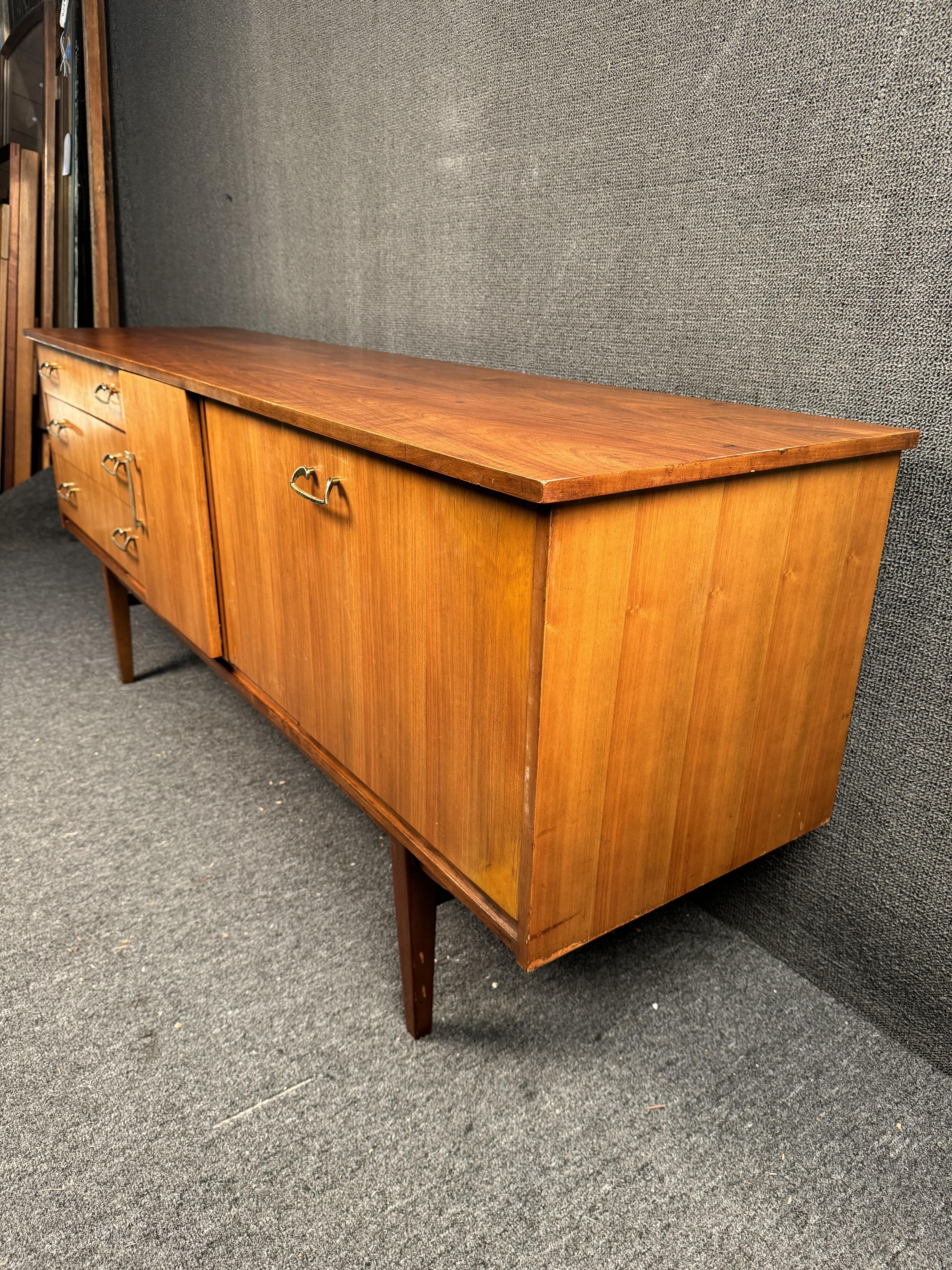 Mid-Century Modern Unique Vintage Cocktail Bar Sideboard by Beautility For Sale