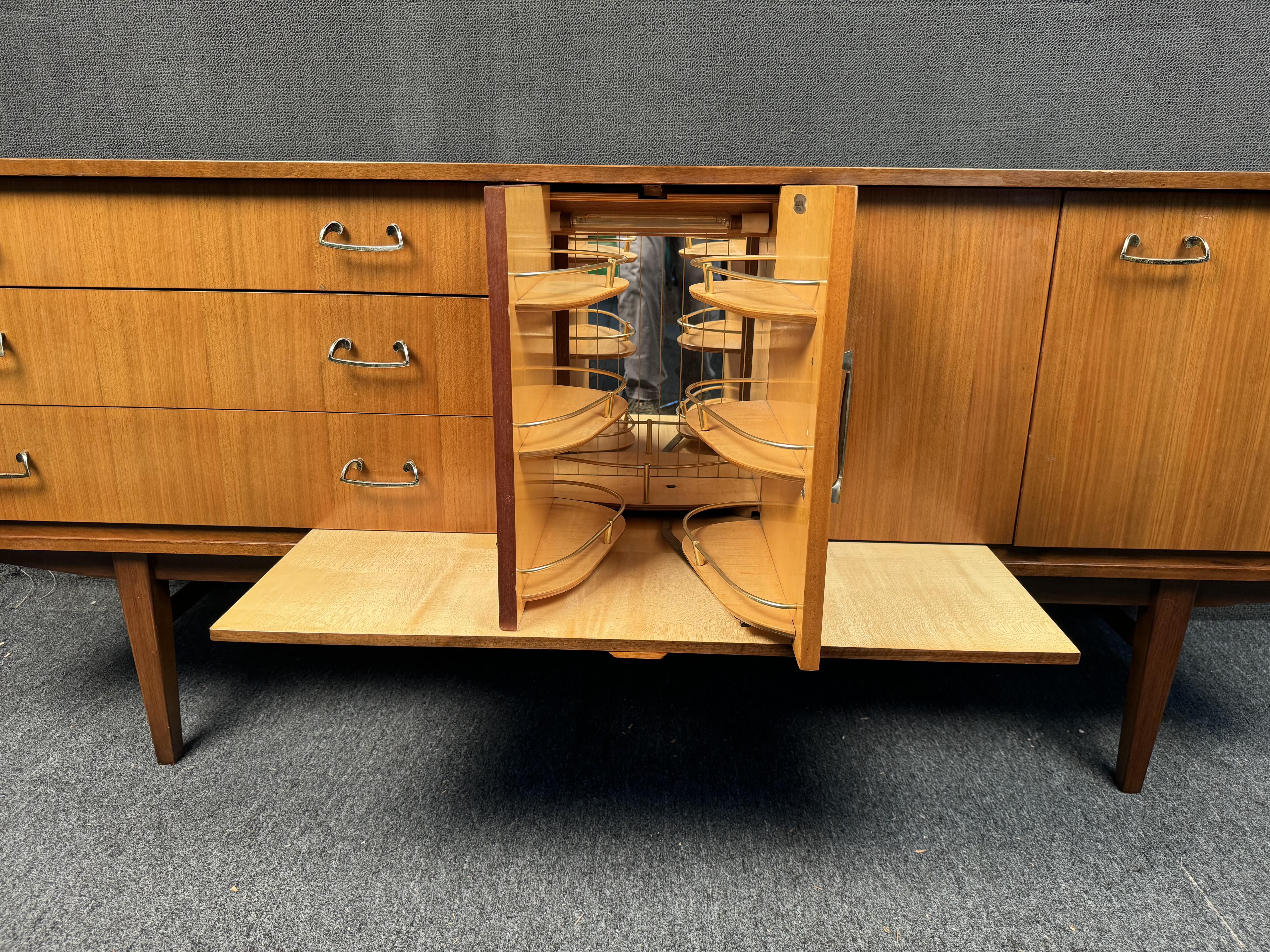 20th Century Unique Vintage Cocktail Bar Sideboard by Beautility For Sale
