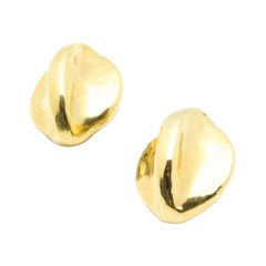 Unique Vintage Couture Resin Clip-on Earrings, 80s