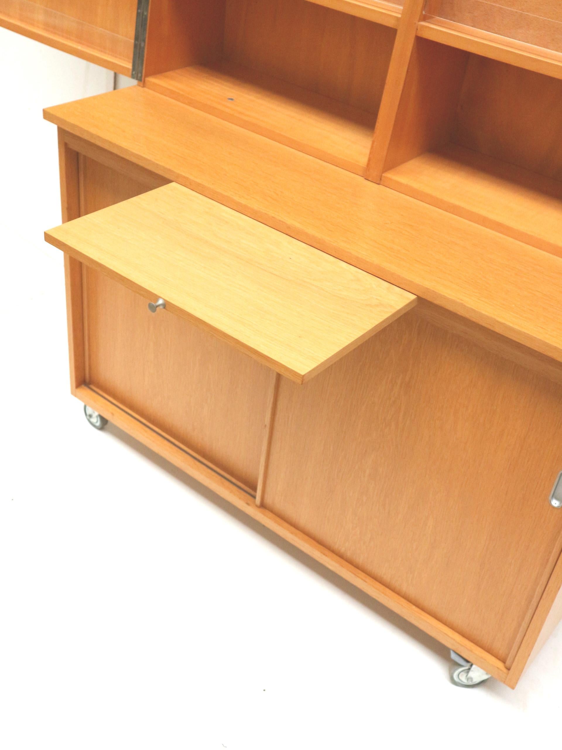 Unique vintage cupboard / sideboard / bookcase made in the 1970s For Sale 2