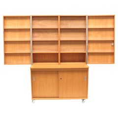 Armoire / buffet / bibliothèque unique fabriquée dans les années 1970