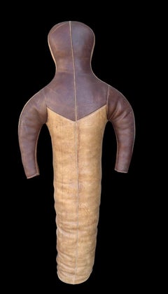 Unique Vintage French Wrestling Or Throwing Dummy  Circa Early 20TH  Century