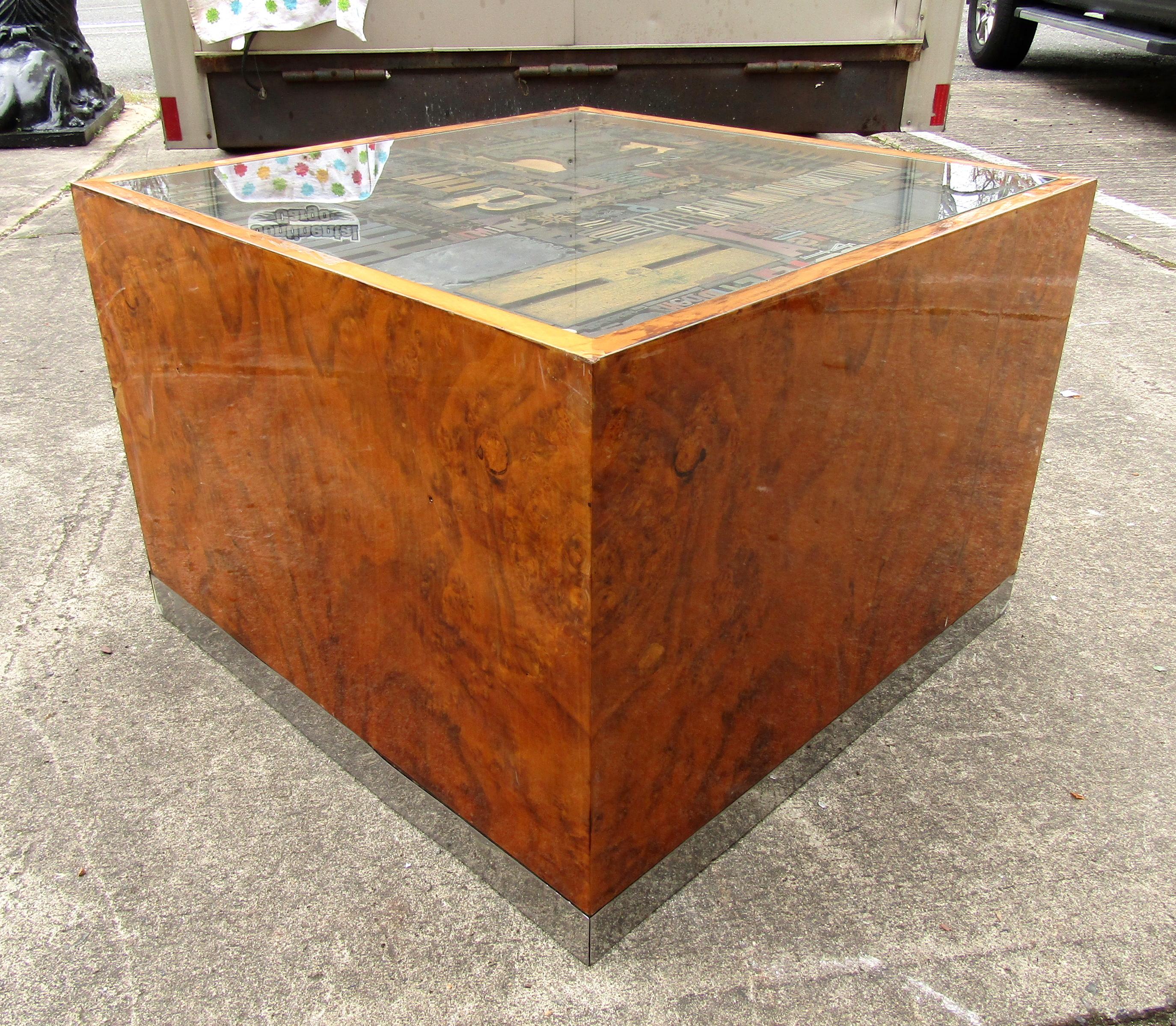 Mid-Century Modern Table basse unique, vintage et moderne en vente