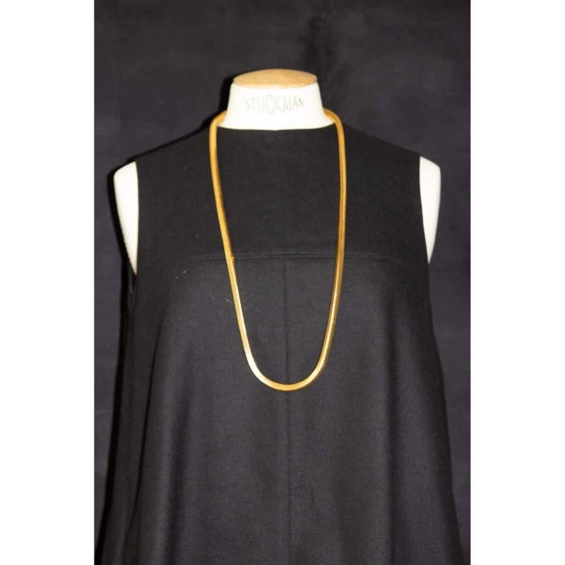Unique Vintage Snake Square Necklace, 70s In Excellent Condition For Sale In Verviers, Région Wallonne