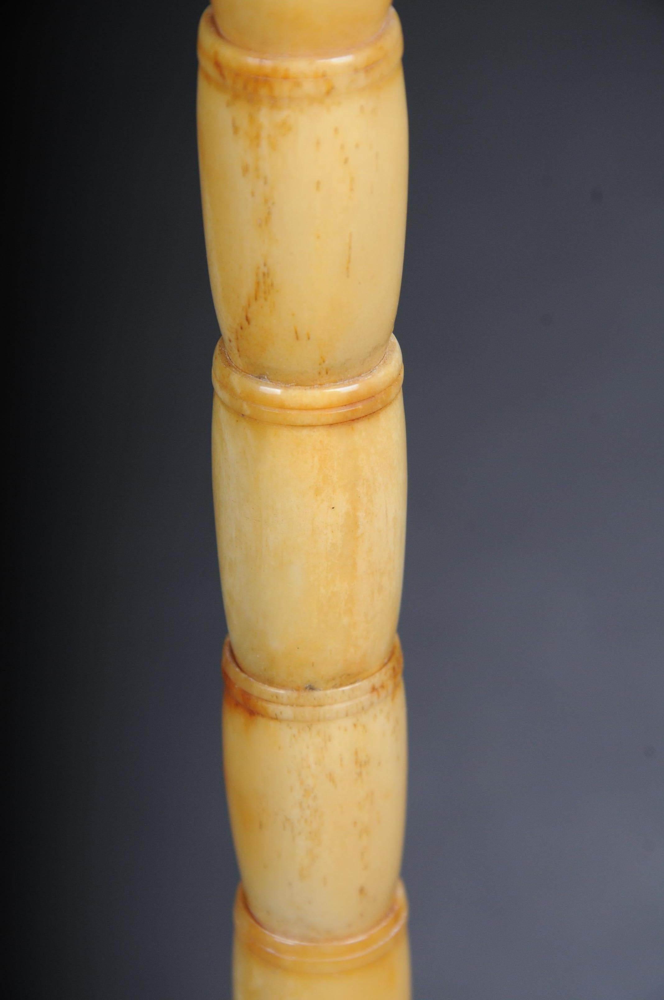 Unique Walking Stick / Strolling Stick 19th Century, Bone For Sale 4