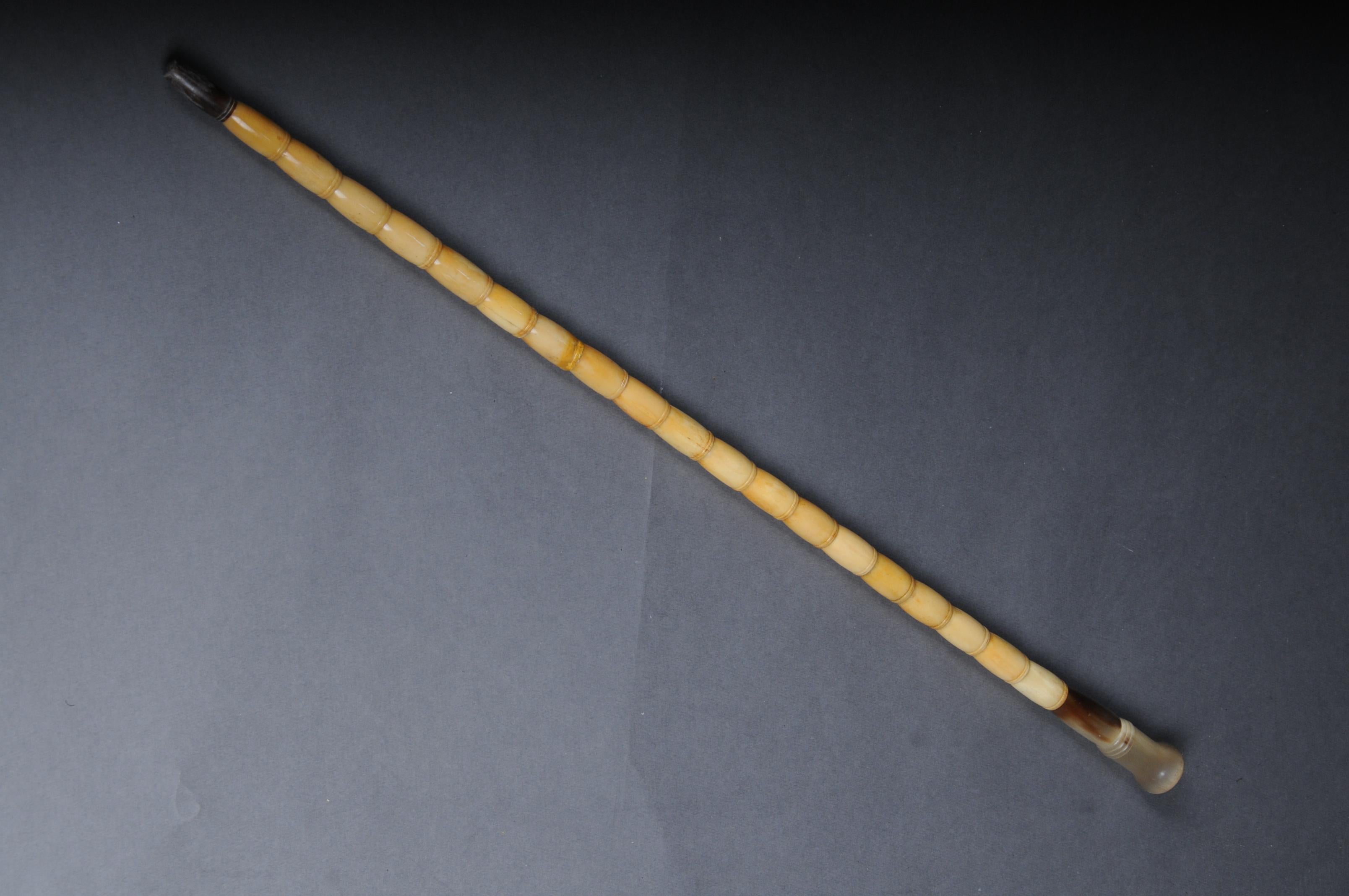 Unique Walking Stick / Strolling Stick 19th Century, Bone For Sale 5