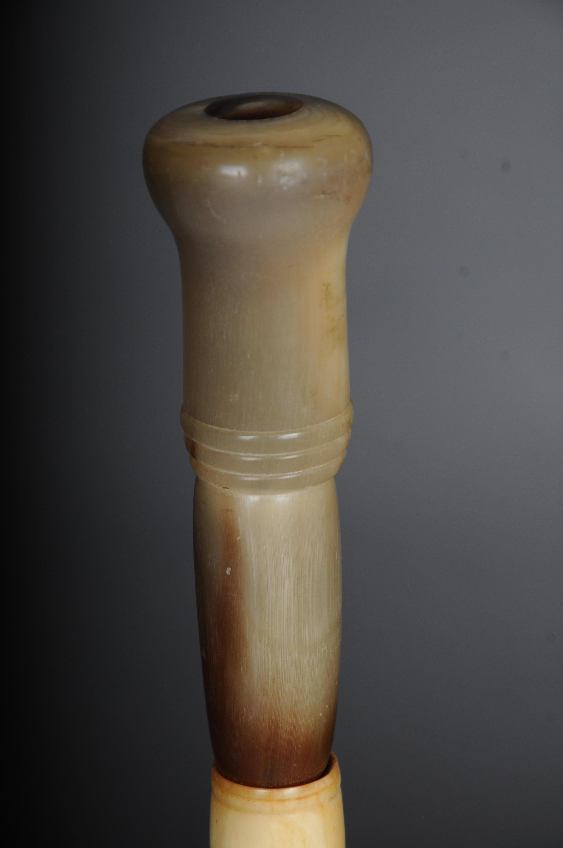 Early 20th Century Unique Walking Stick / Strolling Stick 19th Century, Bone For Sale