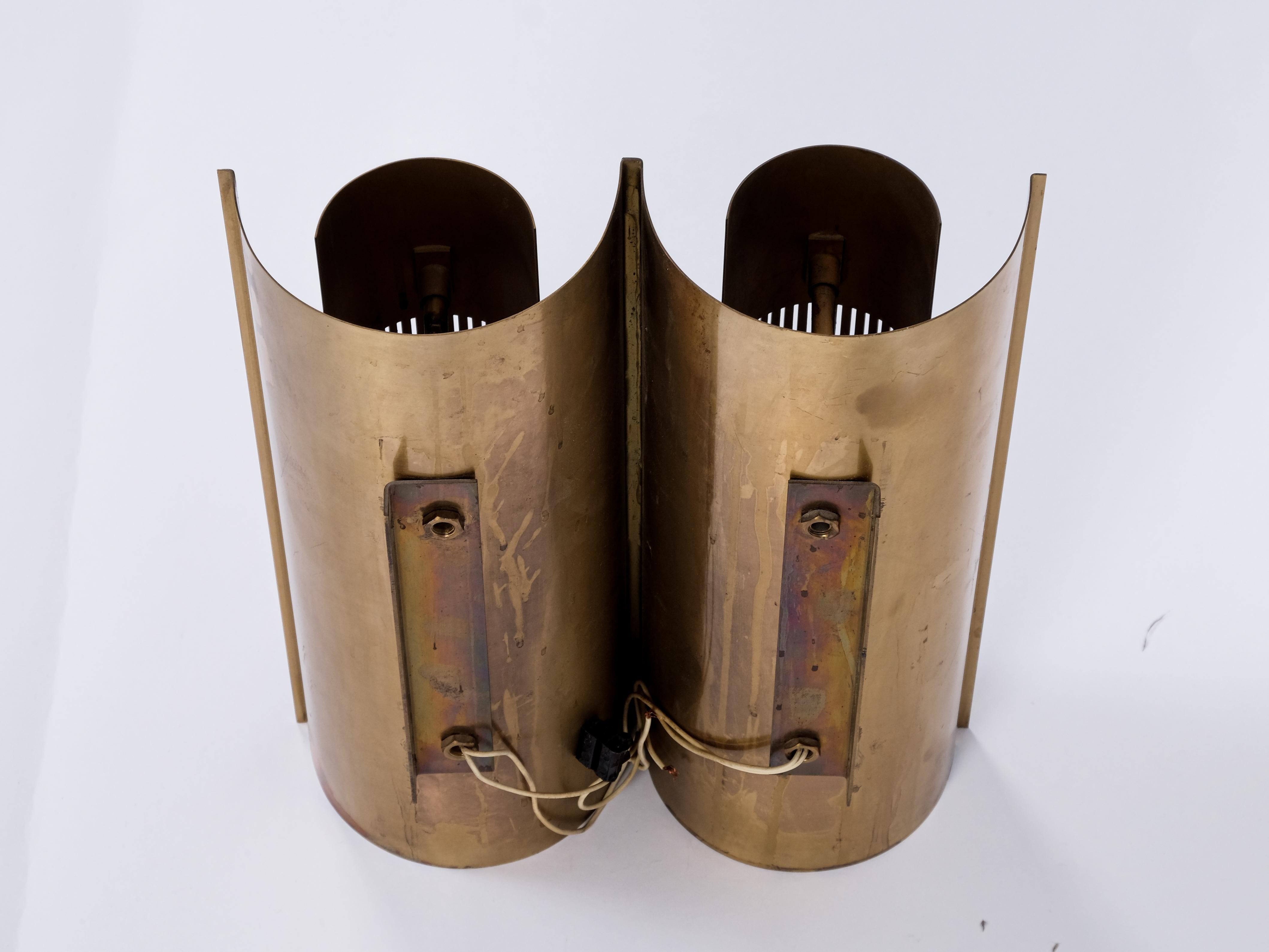 Mid-20th Century Unique Wall Lamps, Böhlmarks, Sweden, 1959 For Sale