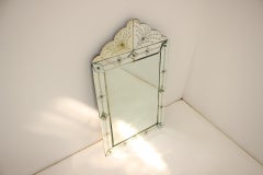 Miroir mural unique, Tchécoslovaquie, vers 1900