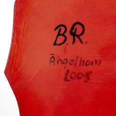 Escultura de pared única de Bengt Rosenstrom Suecia Firmada y fechada