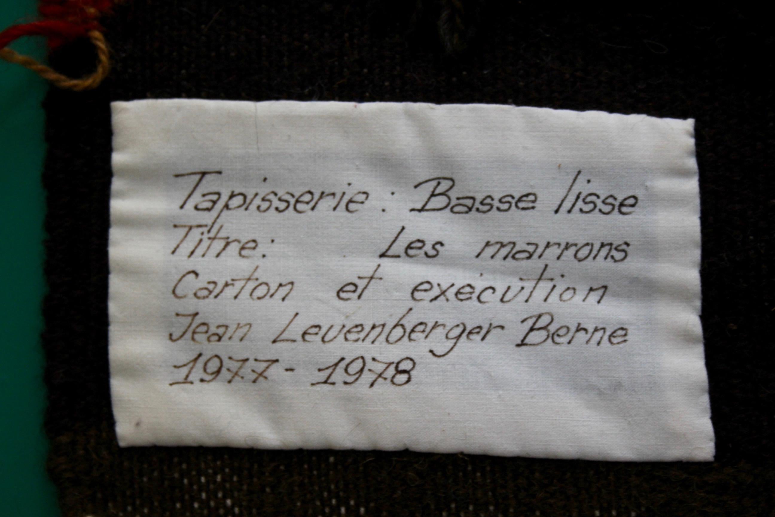 Einzigartiger Wandteppich von Jean Leuenberger (Schweizerisch) im Angebot