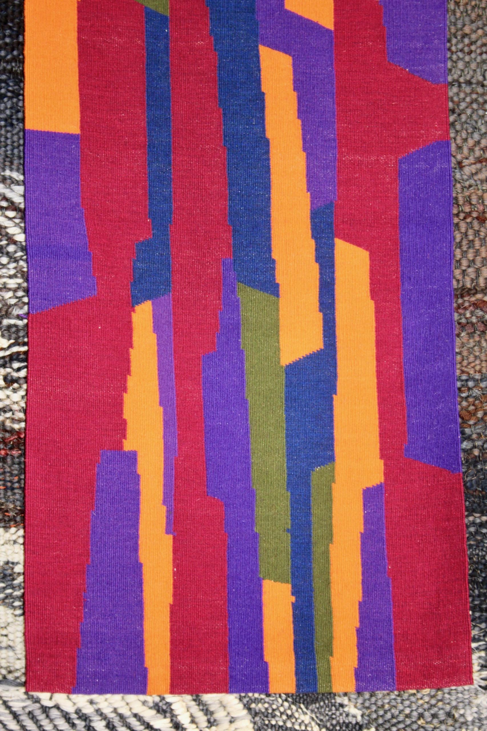 Einzigartiger Wandteppich von Jean Leuenberger im Zustand „Gut“ im Angebot in grand Lancy, CH