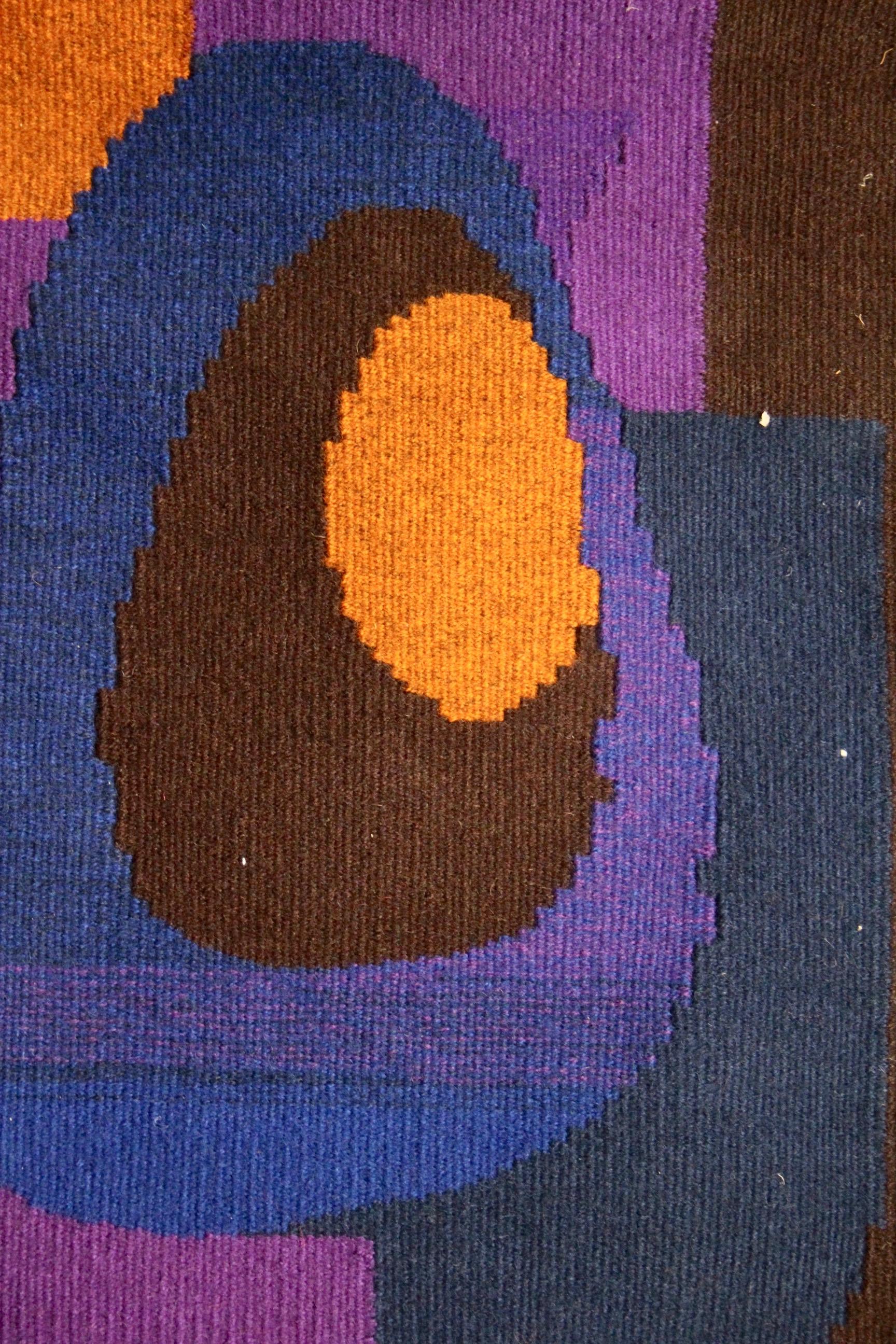Tapisserie murale unique de Jean Leuenberger Bon état - En vente à grand Lancy, CH