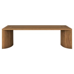 Unique Walnut Bench by Collector