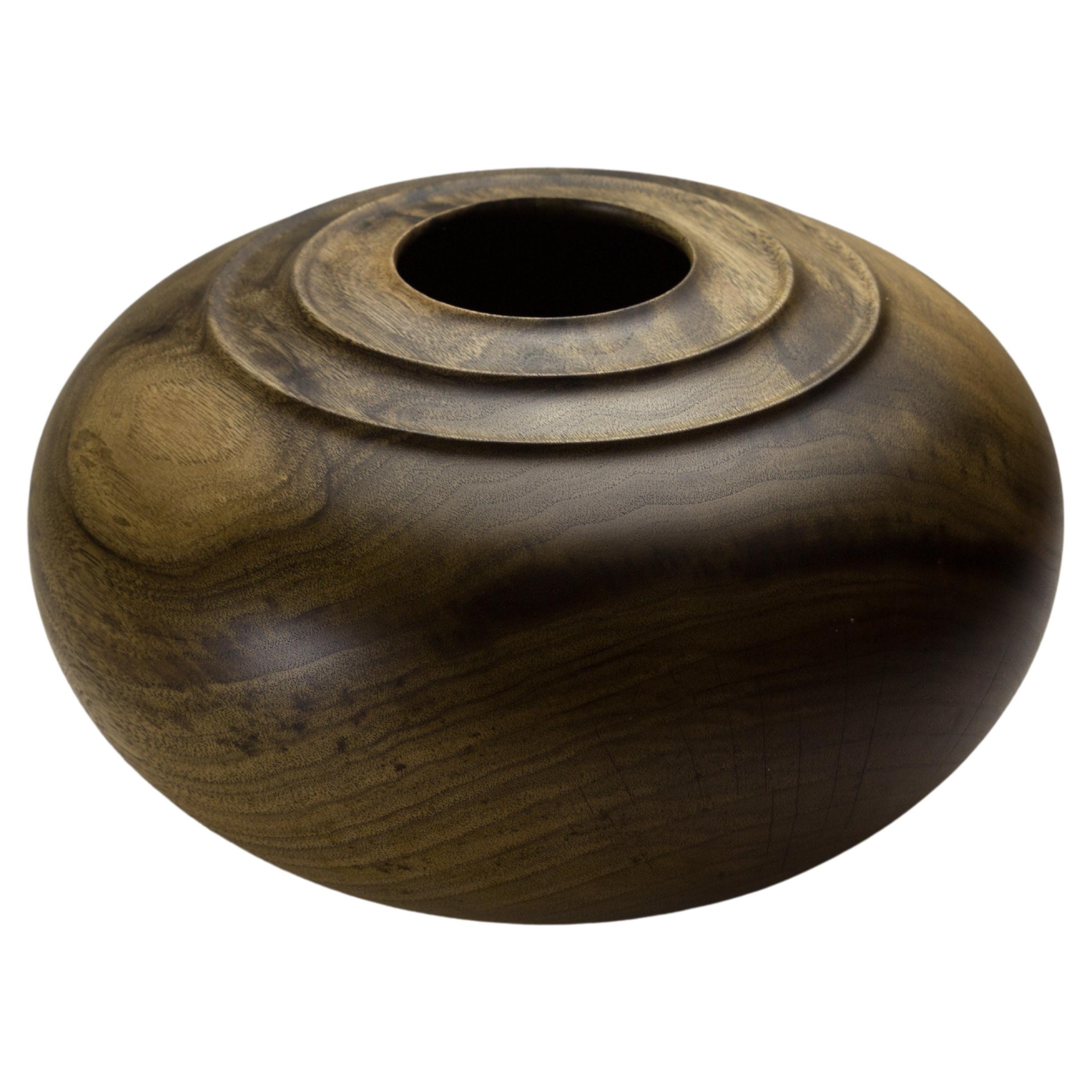 Unique Walnut Bowl by Vlad Droz
