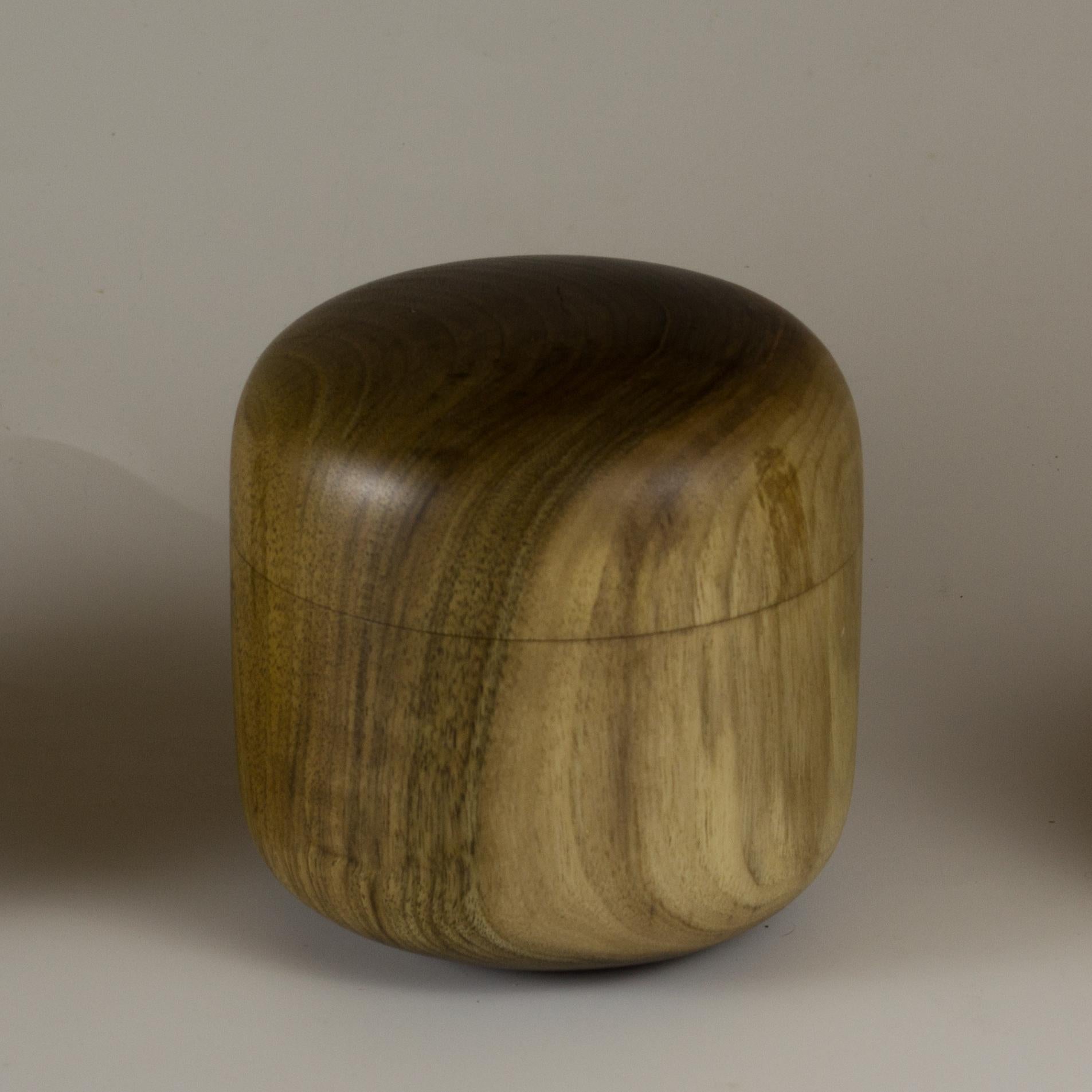 Contemporary Unique Walnut Box by Vlad Droz