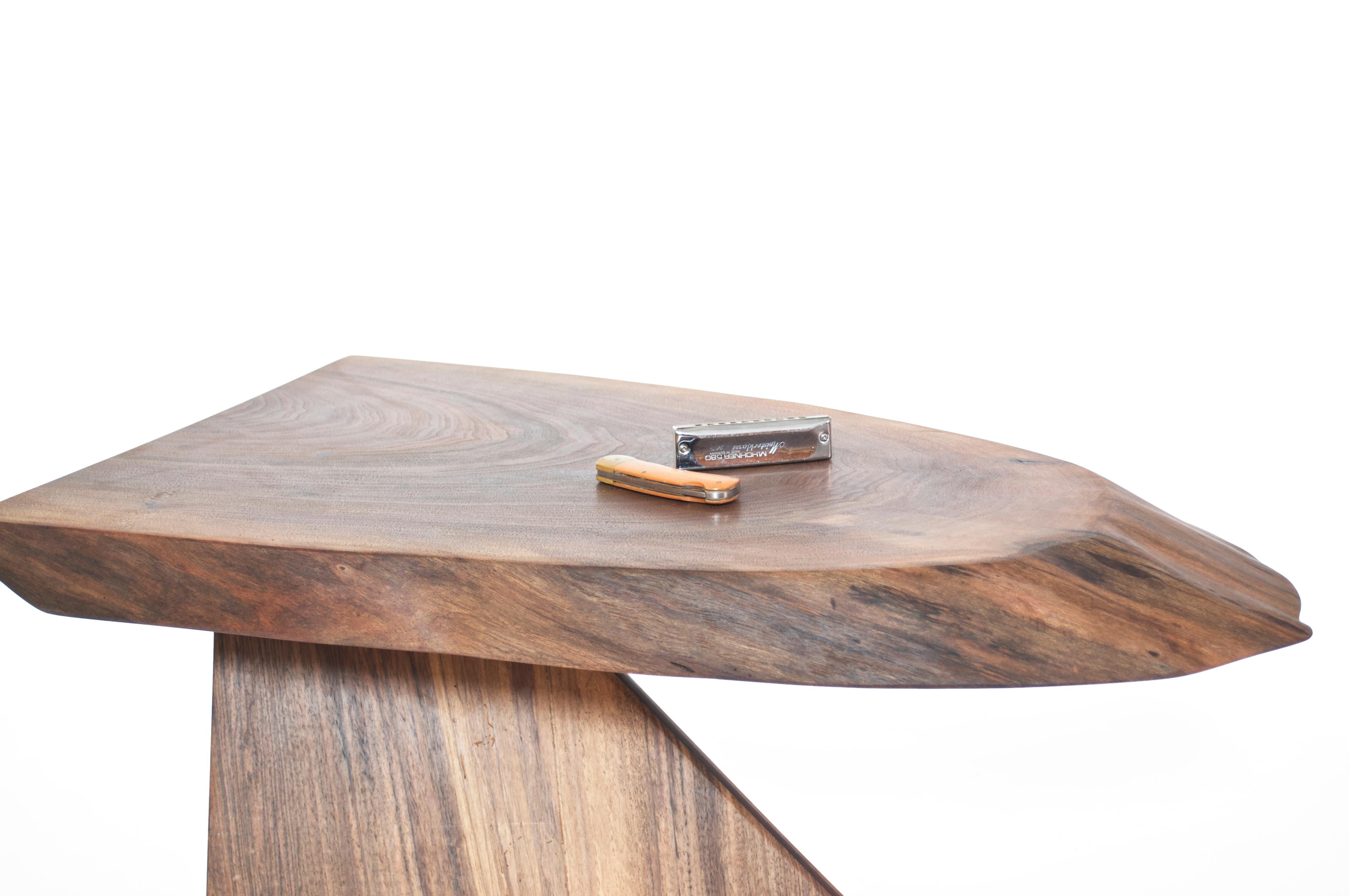 Unique Walnut Signed Table by Jörg Pietschmann 4