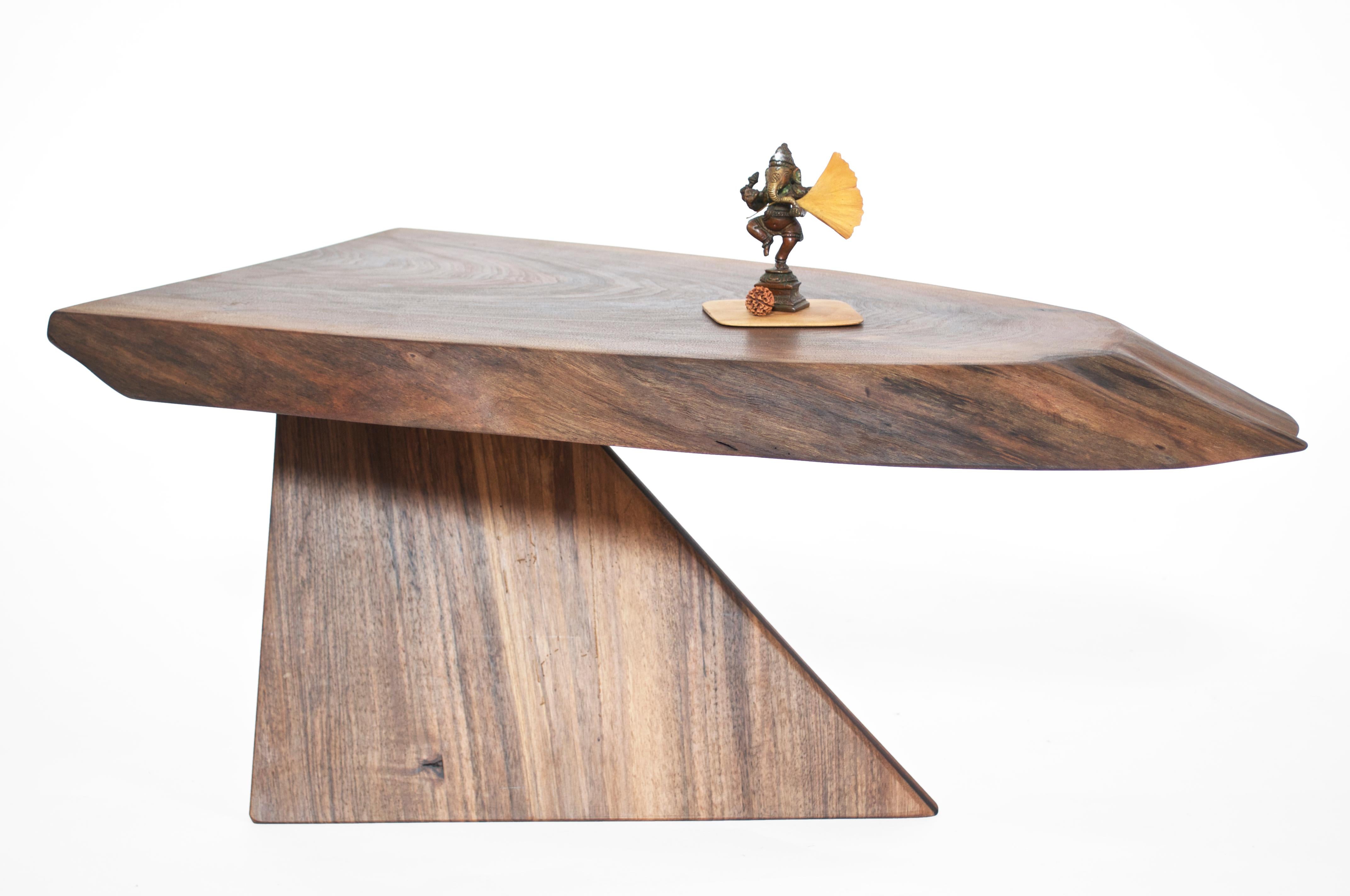Unique Walnut Signed Table by Jörg Pietschmann 5