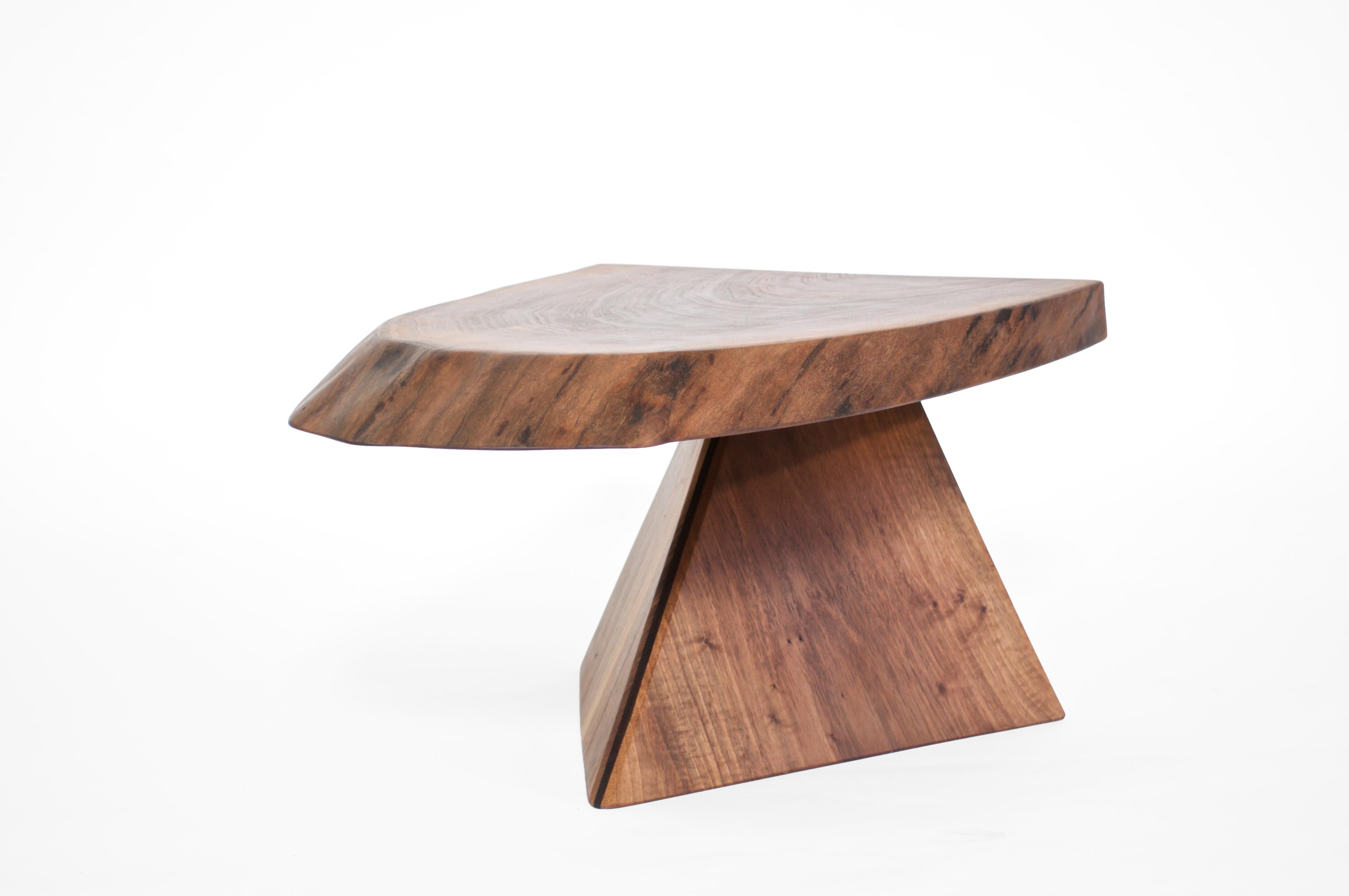 Organic Modern Unique Walnut Signed Table by Jörg Pietschmann