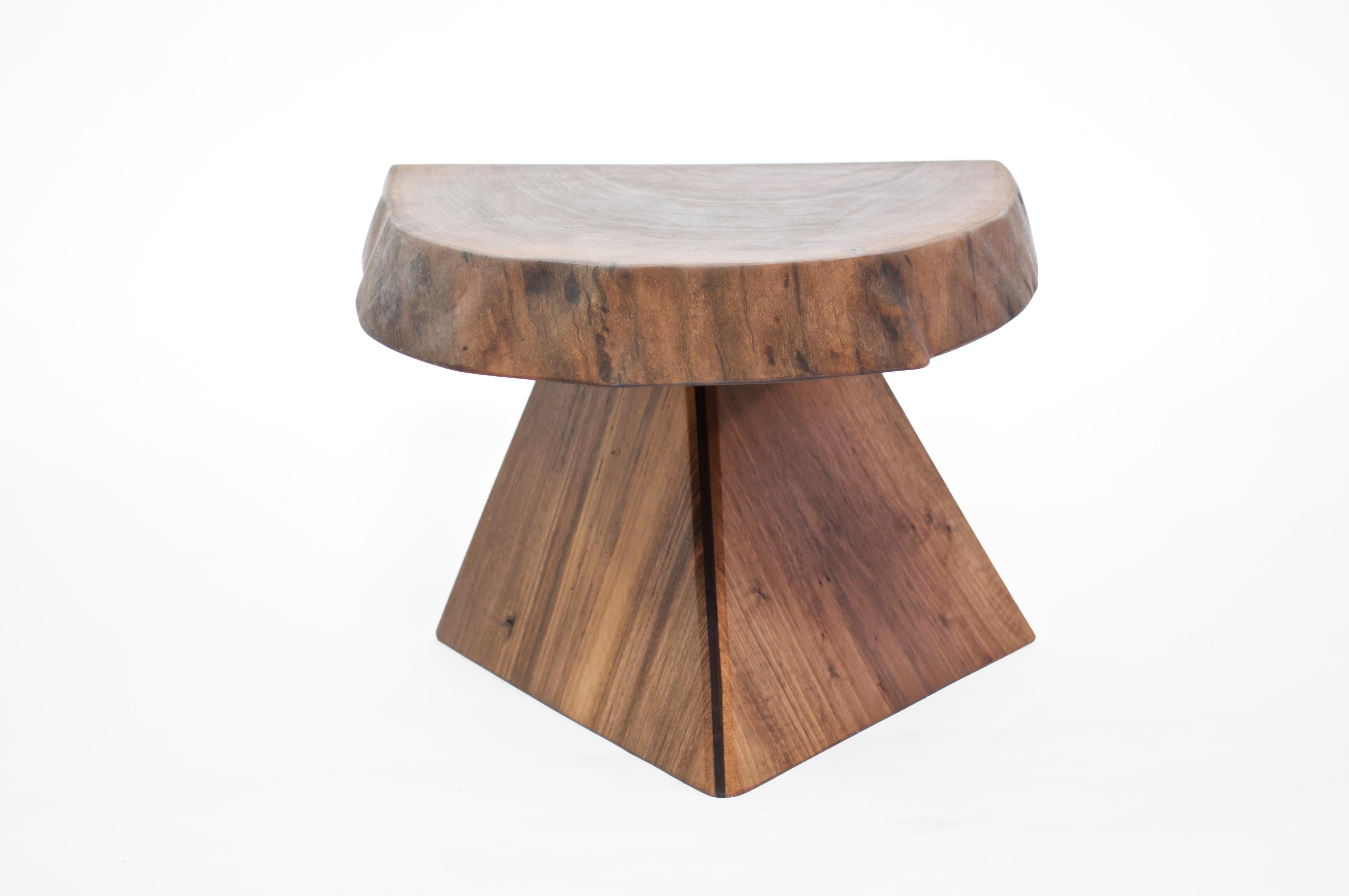 German Unique Walnut Signed Table by Jörg Pietschmann