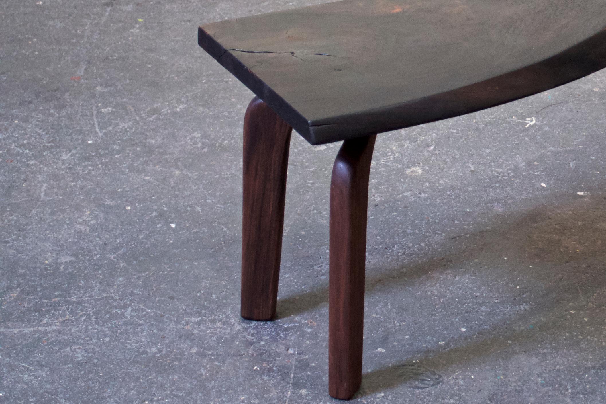 Polished Unique Signed Table by Jörg Pietschmann For Sale