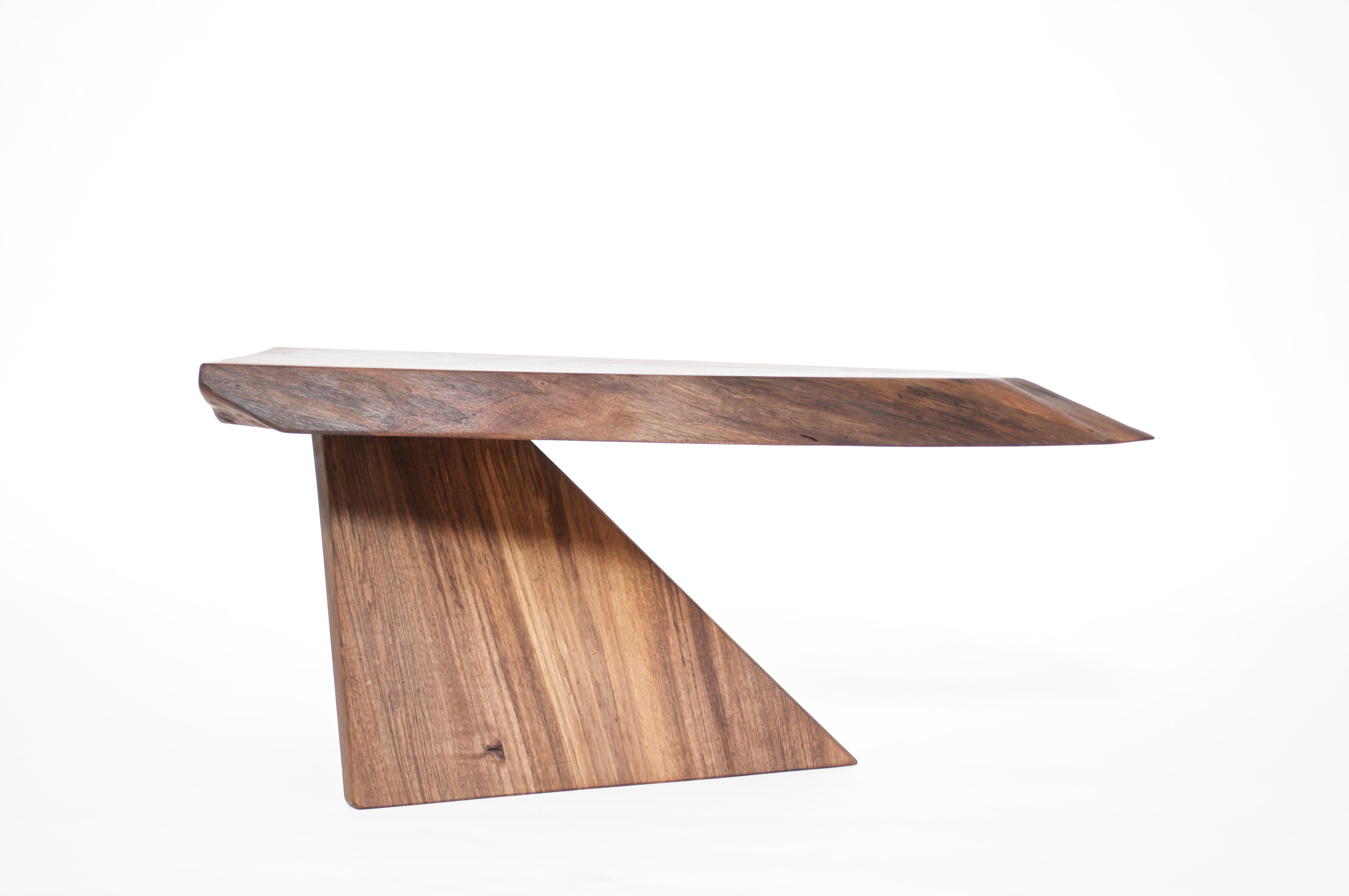 Unique Walnut Signed Table by Jörg Pietschmann In New Condition In Geneve, CH