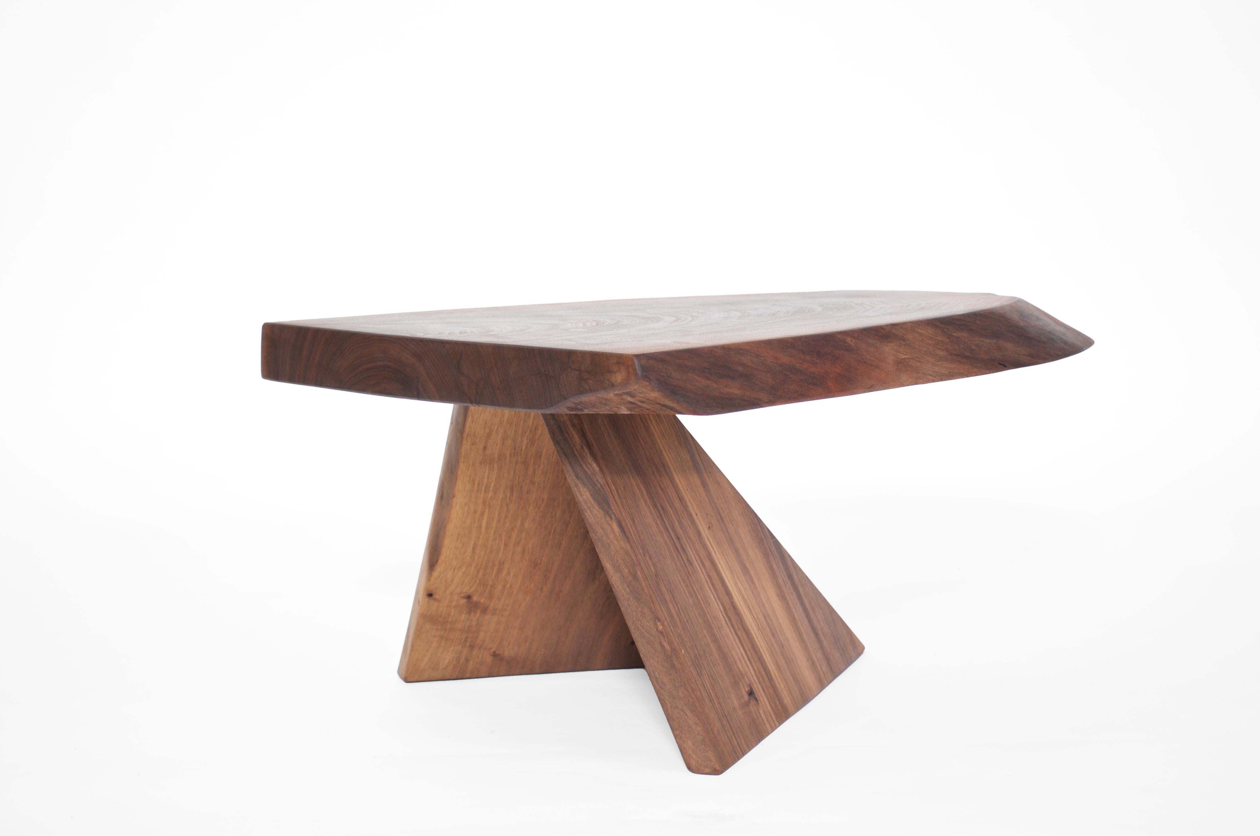 Contemporary Unique Walnut Signed Table by Jörg Pietschmann