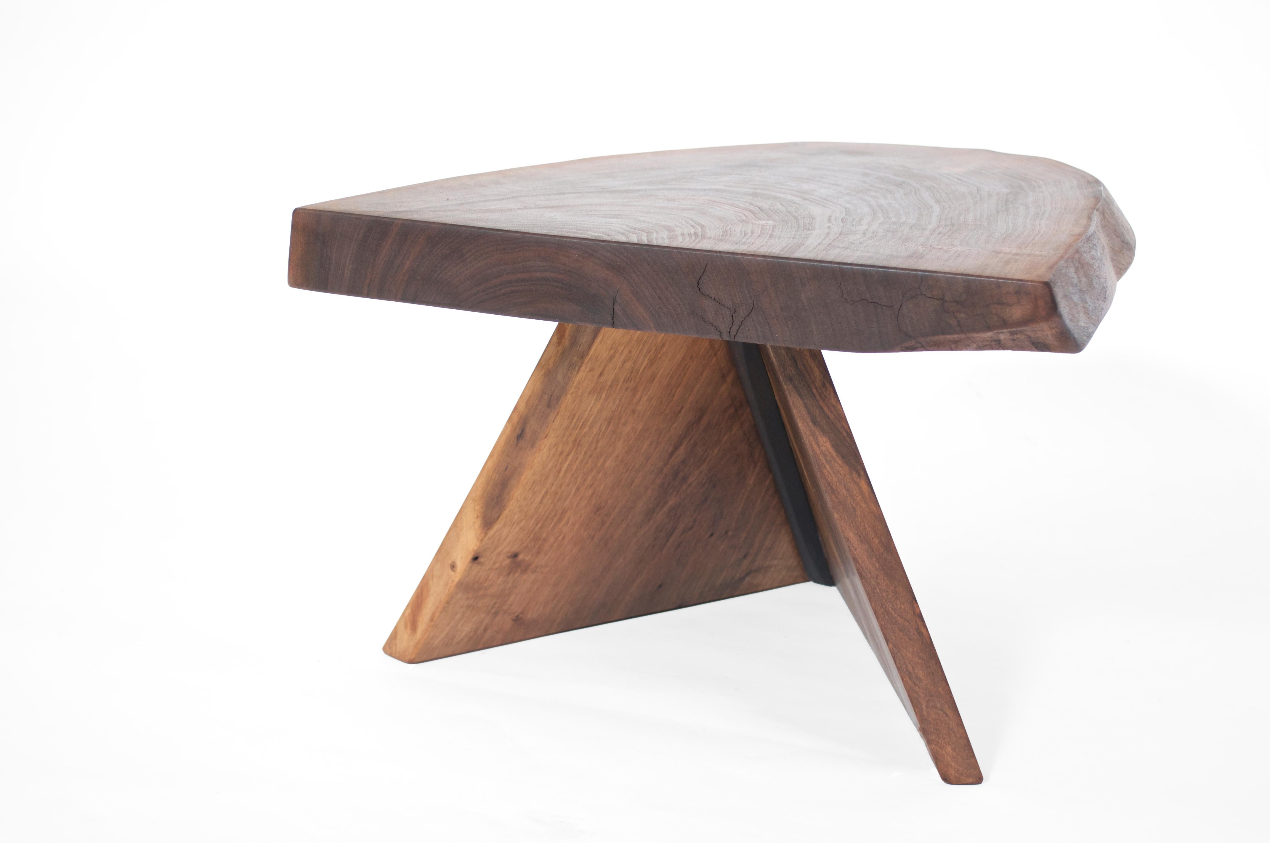 Unique Walnut Signed Table by Jörg Pietschmann 1