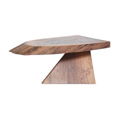 Unique Walnut Signed Table by Jörg Pietschmann