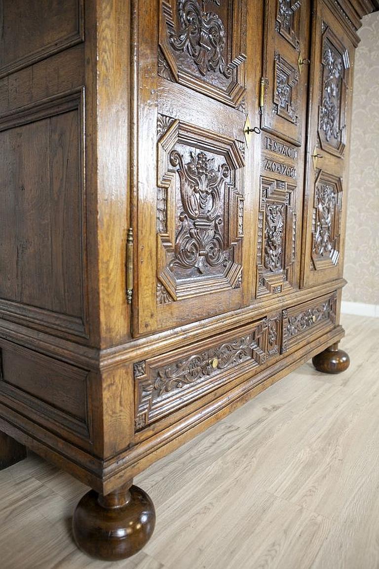 Unique, Massive Wardrobe from the 2nd Half of the 18th Century For Sale 5
