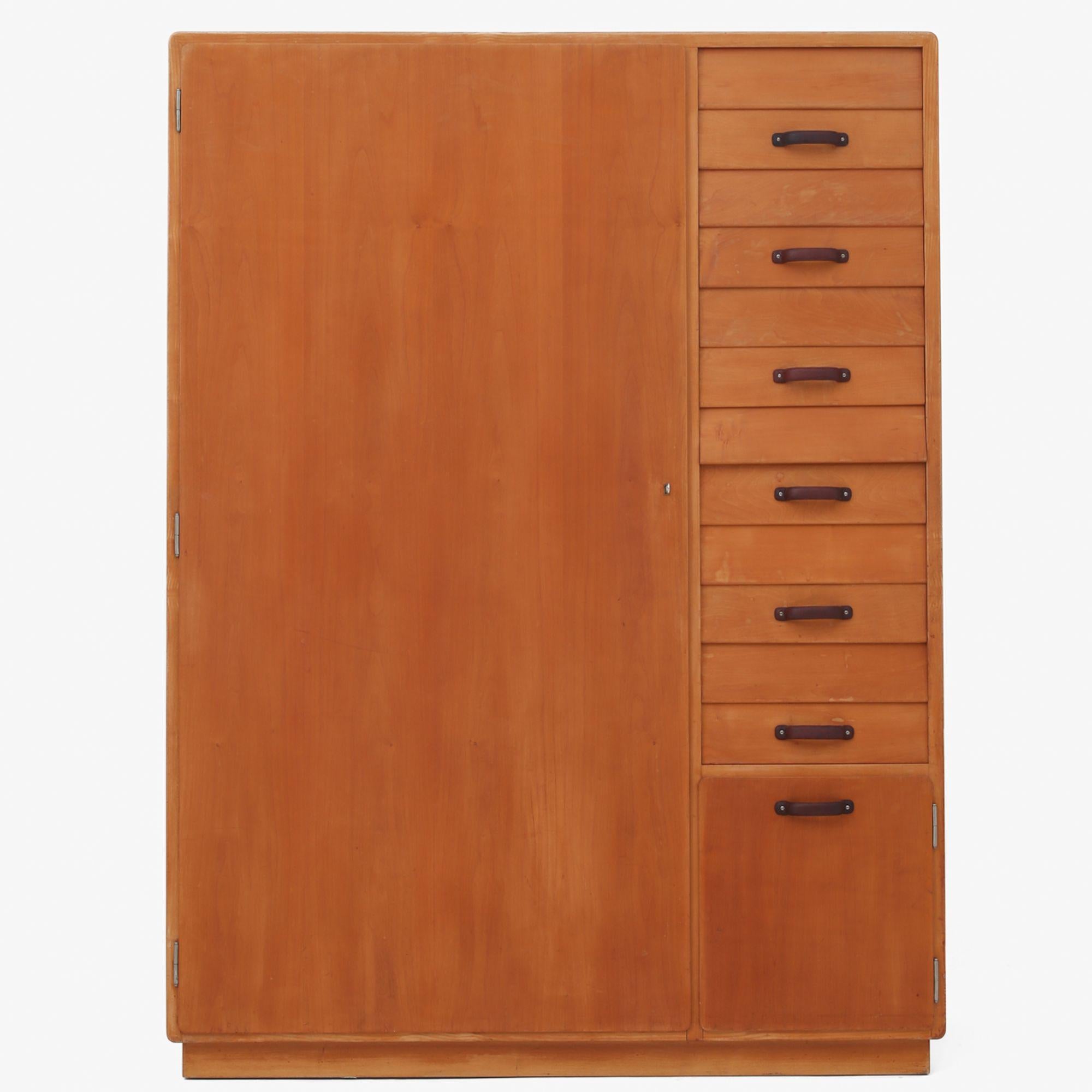 Unique Wardrobe in Maple by Tove Kindt Larsen from 1937 For Sale 3