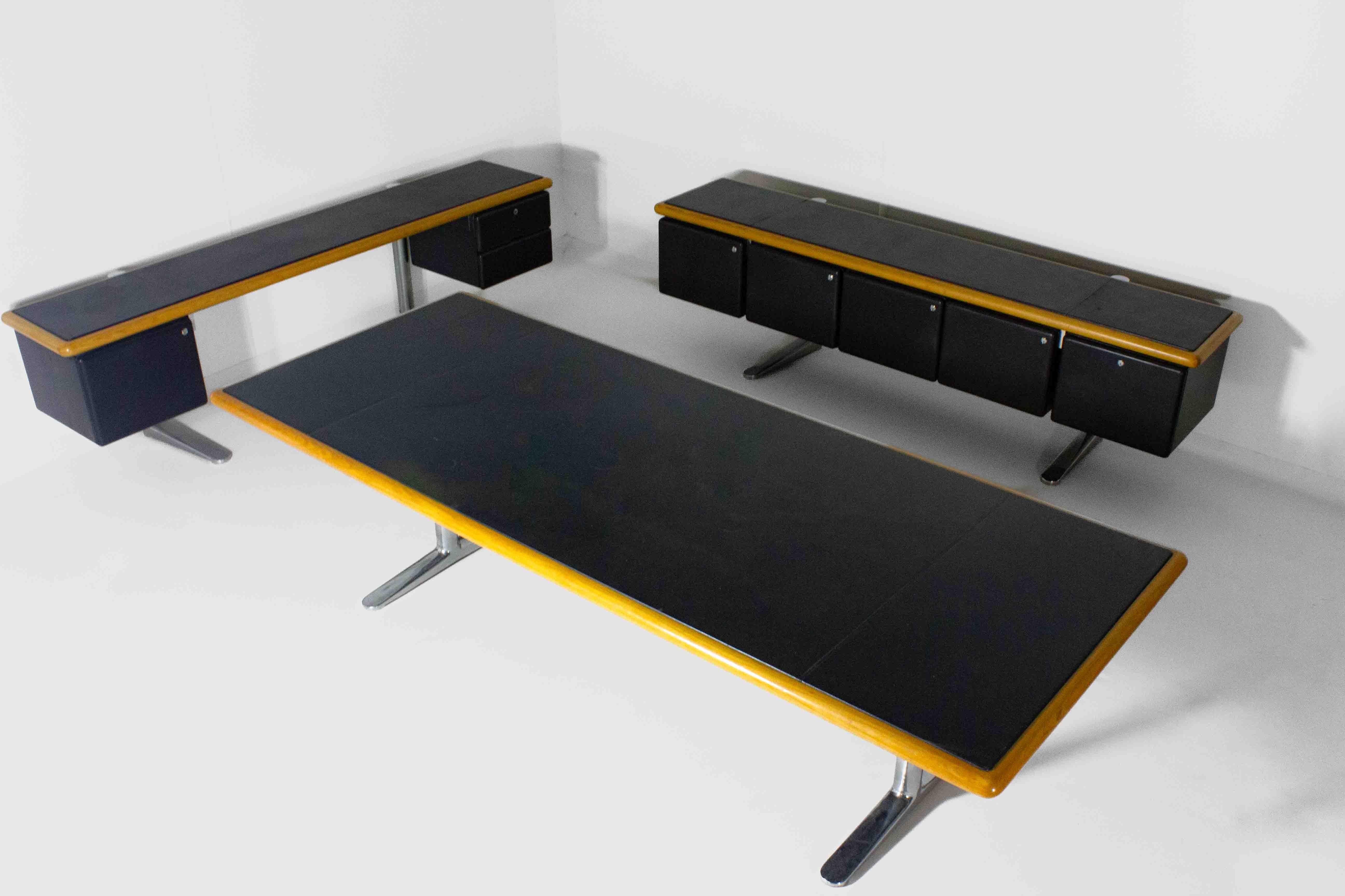 Unique Warren Platner credenza / desk by Knoll International, 1973 8