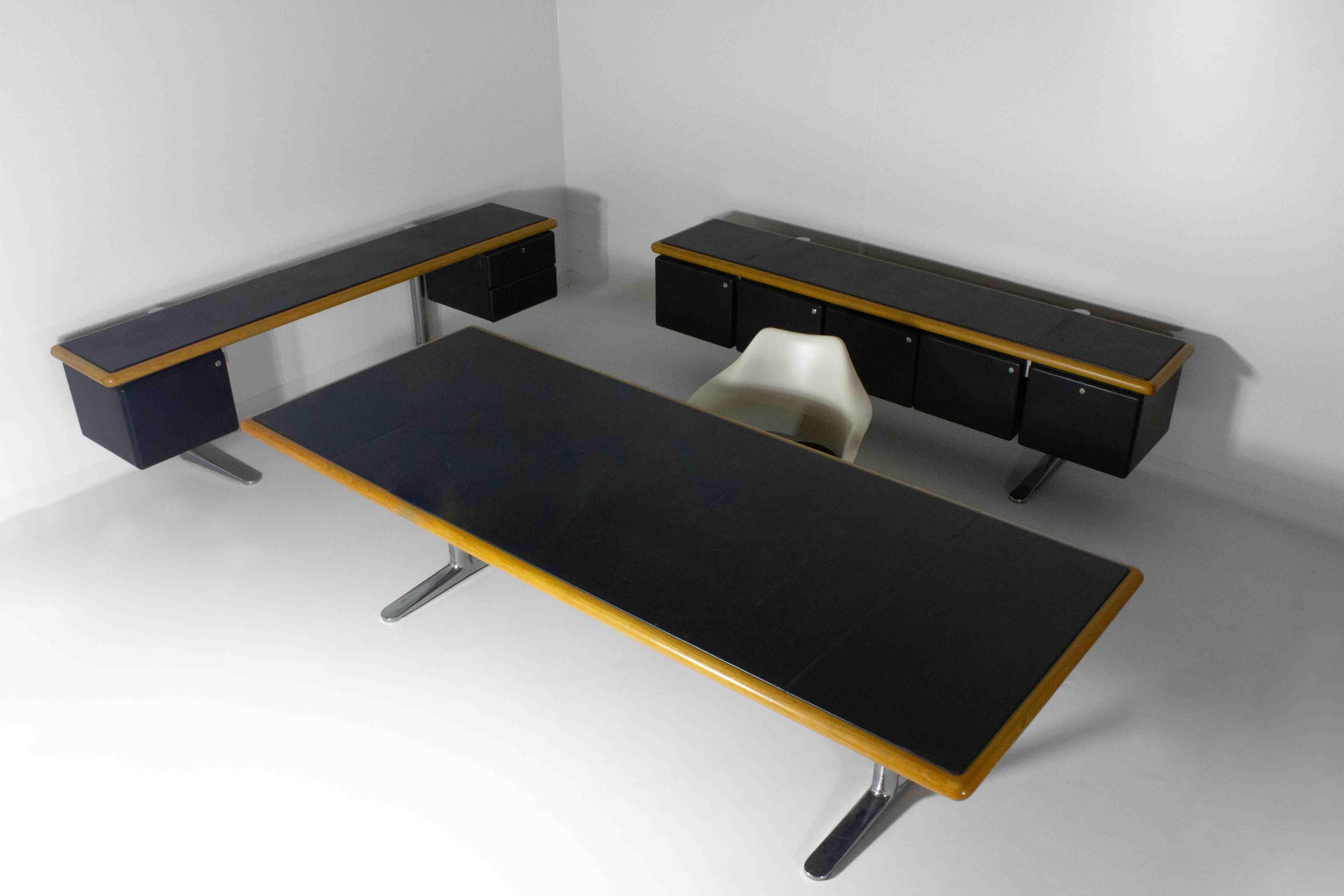 Unique Warren Platner credenza / desk by Knoll International, 1973 9