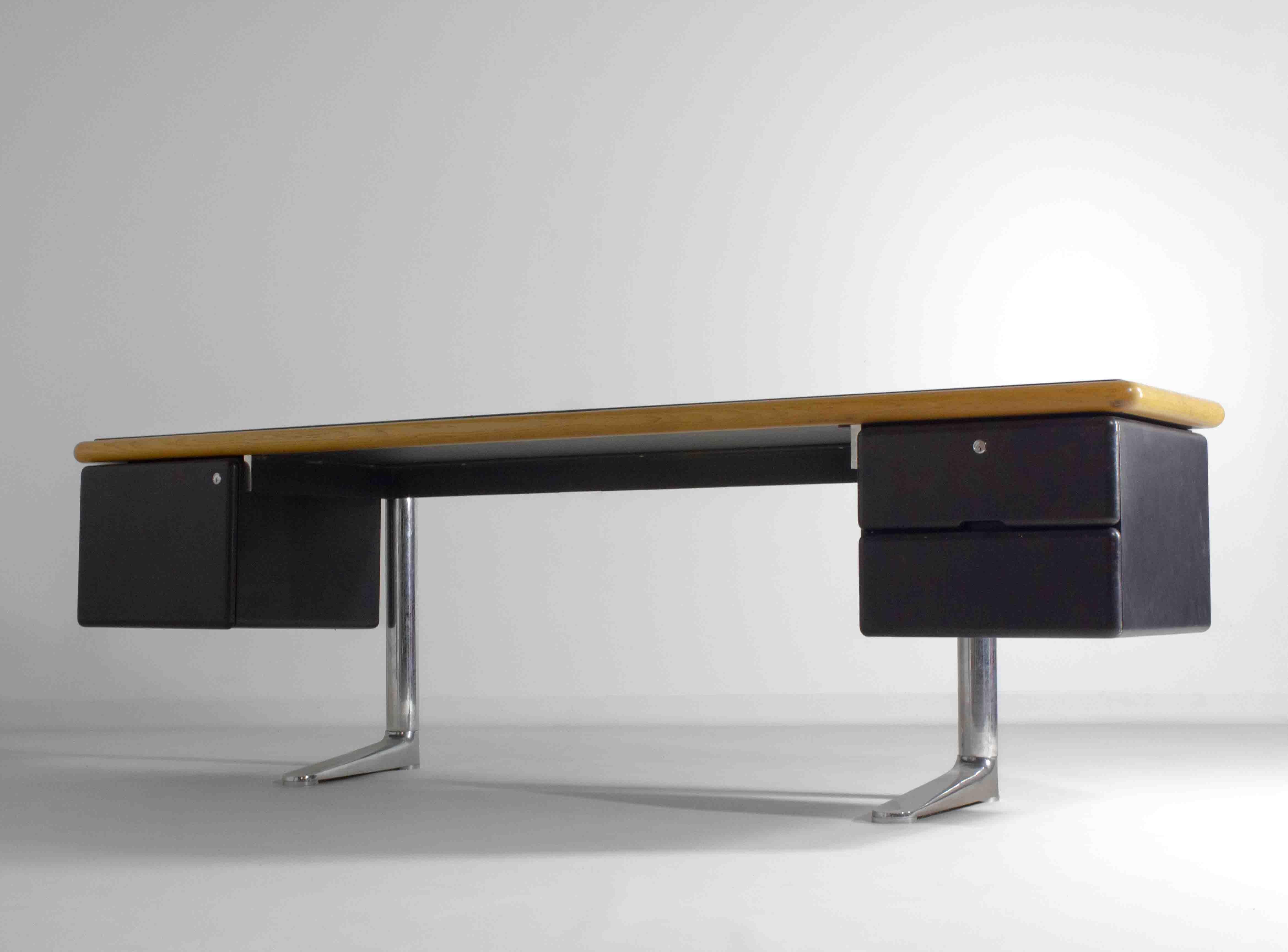 Steel Unique Warren Platner credenza / desk by Knoll International, 1973