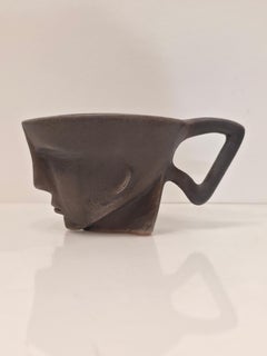 Tazza Ristretto scultorea Unique Warrior 10 di Tamara Barnoff
