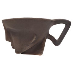 Tazza Ristretto scultorea Unique Warrior 10 di Tamara Barnoff