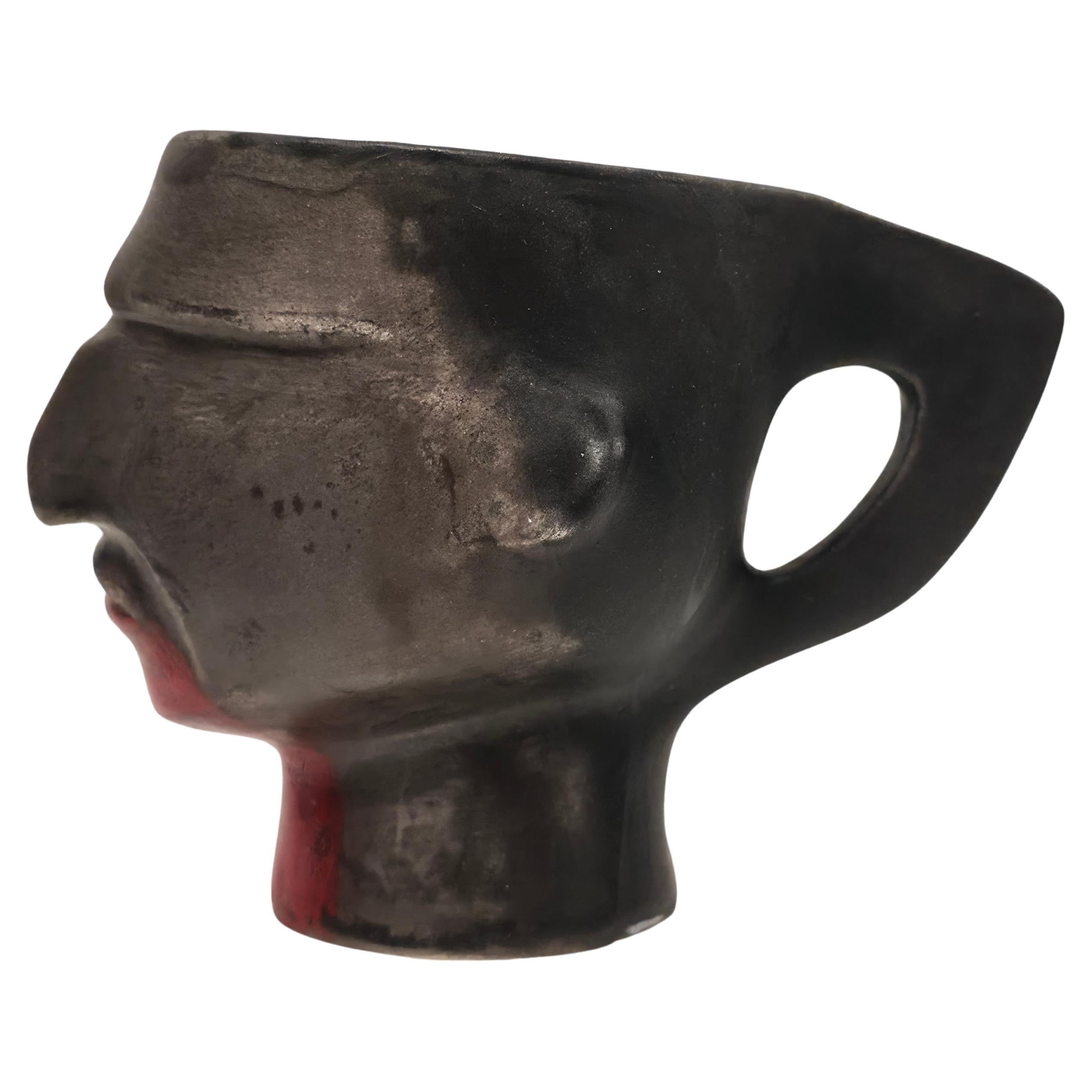 Unique Warrior 15 Sculptural Ristretto Cup by Tamara Barnoff