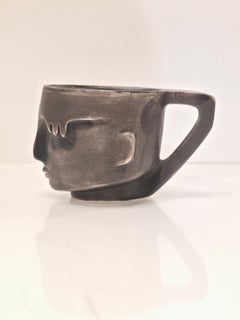 Unique Warrior 2 Sculptural Ristretto Cup by Tamara Barnoff