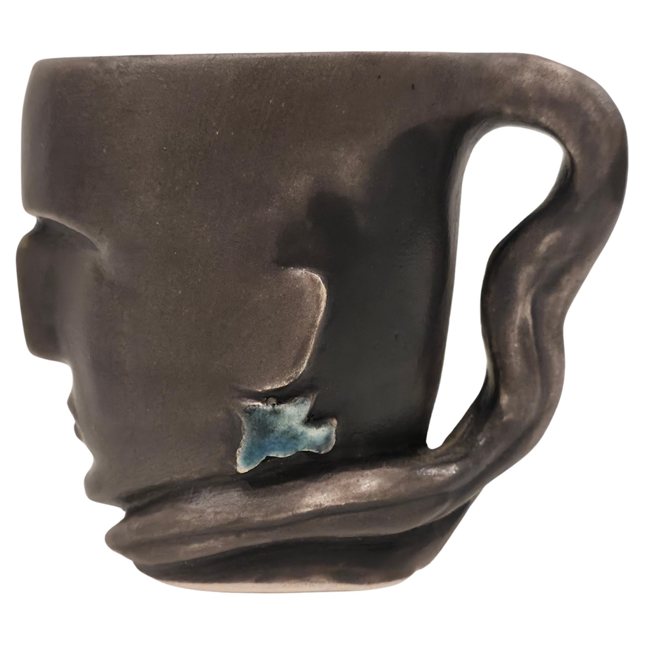Unique Warrior 5 Sculptural Ristretto Cup by Tamara Barnoff