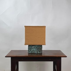Lampe unique en bronze soudé et patiné, dans le style de Harry Bertoia