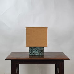 Unique Welded and Patinated Bronze Lamp in the style of Harry Bertoia