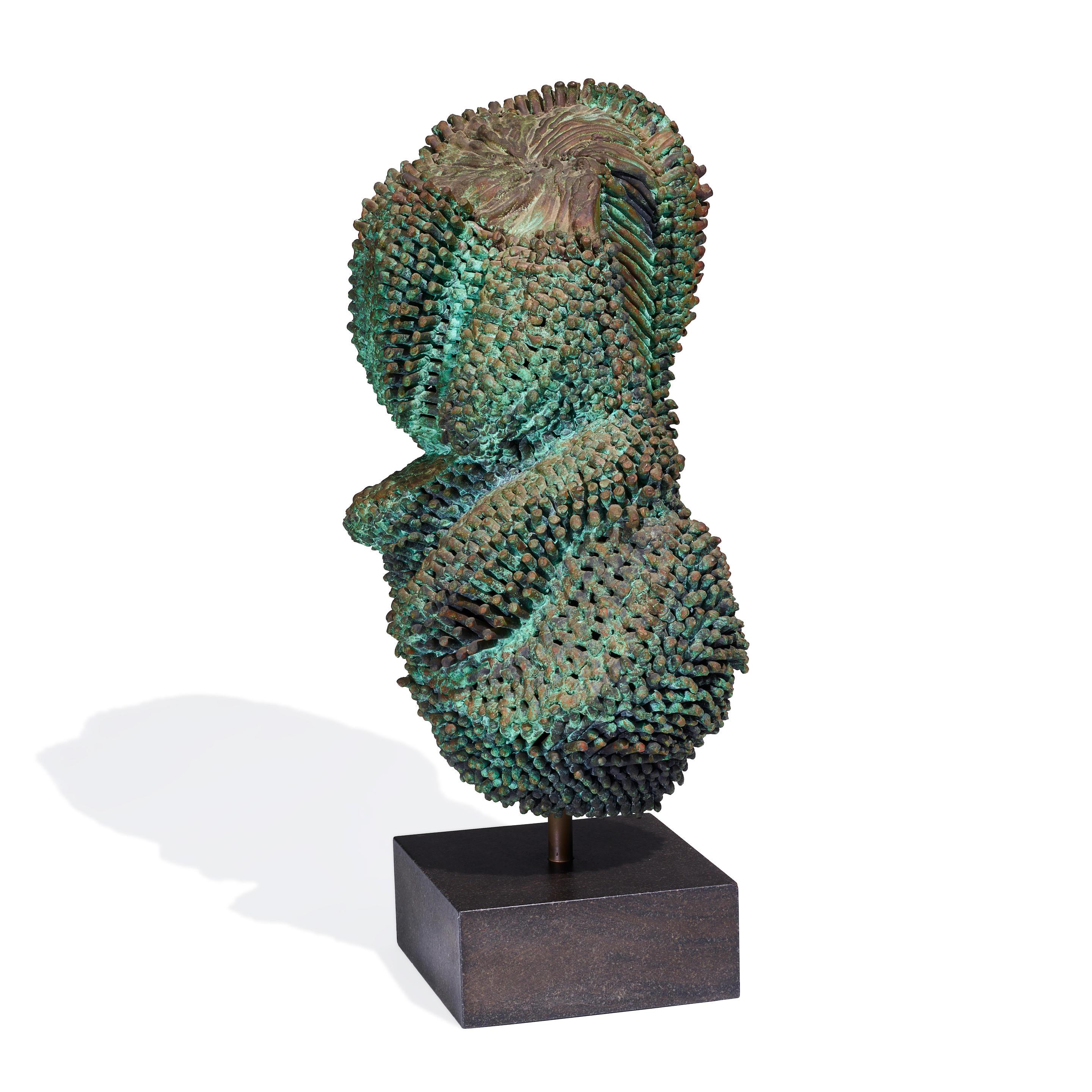 Unique Welded and Patinated Bronze Sculpture by Harry Bertoia For Sale 13