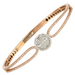 Unique Diamonds Bracelet en or blanc Pink Diamond 18K pour Elle