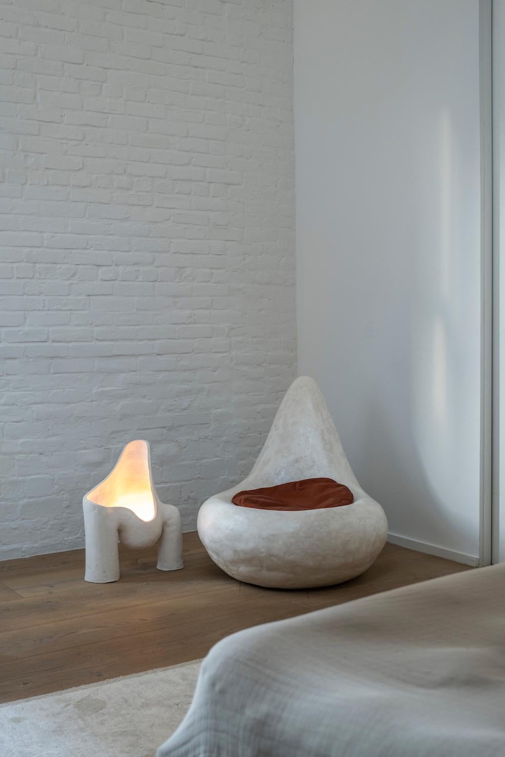 Contemporary Unique Womb Table Lamp by Jan Ernst