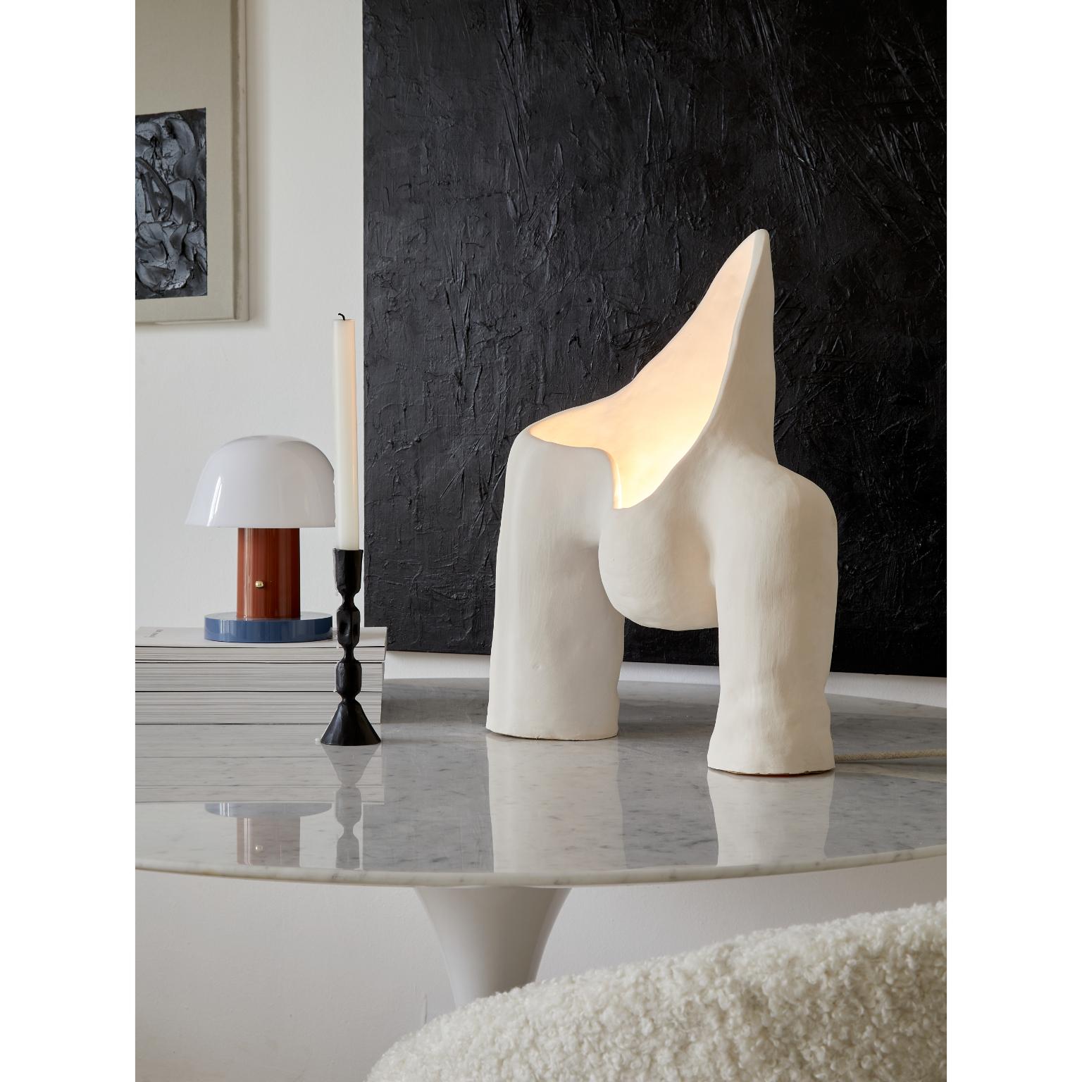 Contemporary Unique Womb Table Lamp by Jan Ernst
