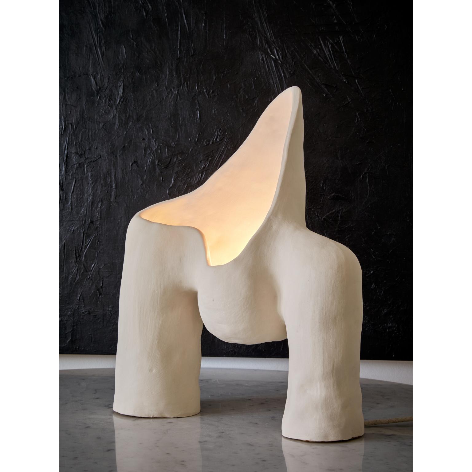 Unique Womb Table Lamp by Jan Ernst In New Condition In Geneve, CH