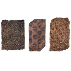 Unique Wooden Fabric Printing Blocks, Rhône Region, France 1800s Collection