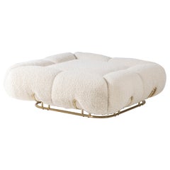 Unique Wool Pouf Marshmallow by Draga & Aurel