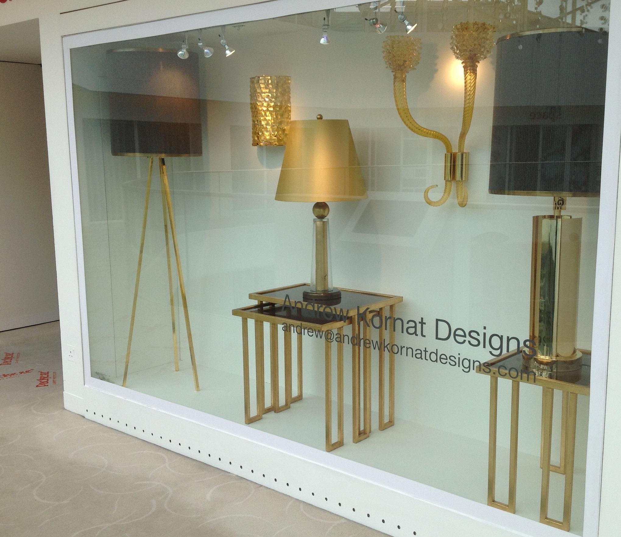Post-Modern Unique Wrought Iron Nesting Tables in 24 Ct Gold Leaf with Bronze Glass Tops For Sale