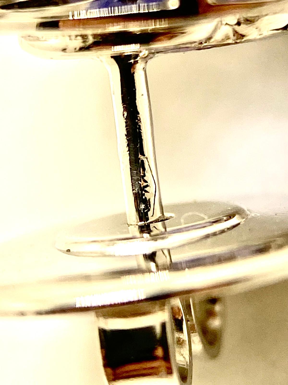 Boucles d'oreilles uniques Yard New York avec tanzanites violettes de 4,50ct et brillants de 1,00ct en vente 2